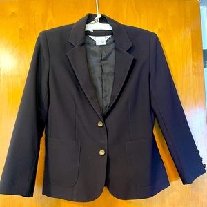 Ship n shore black blazer size 6